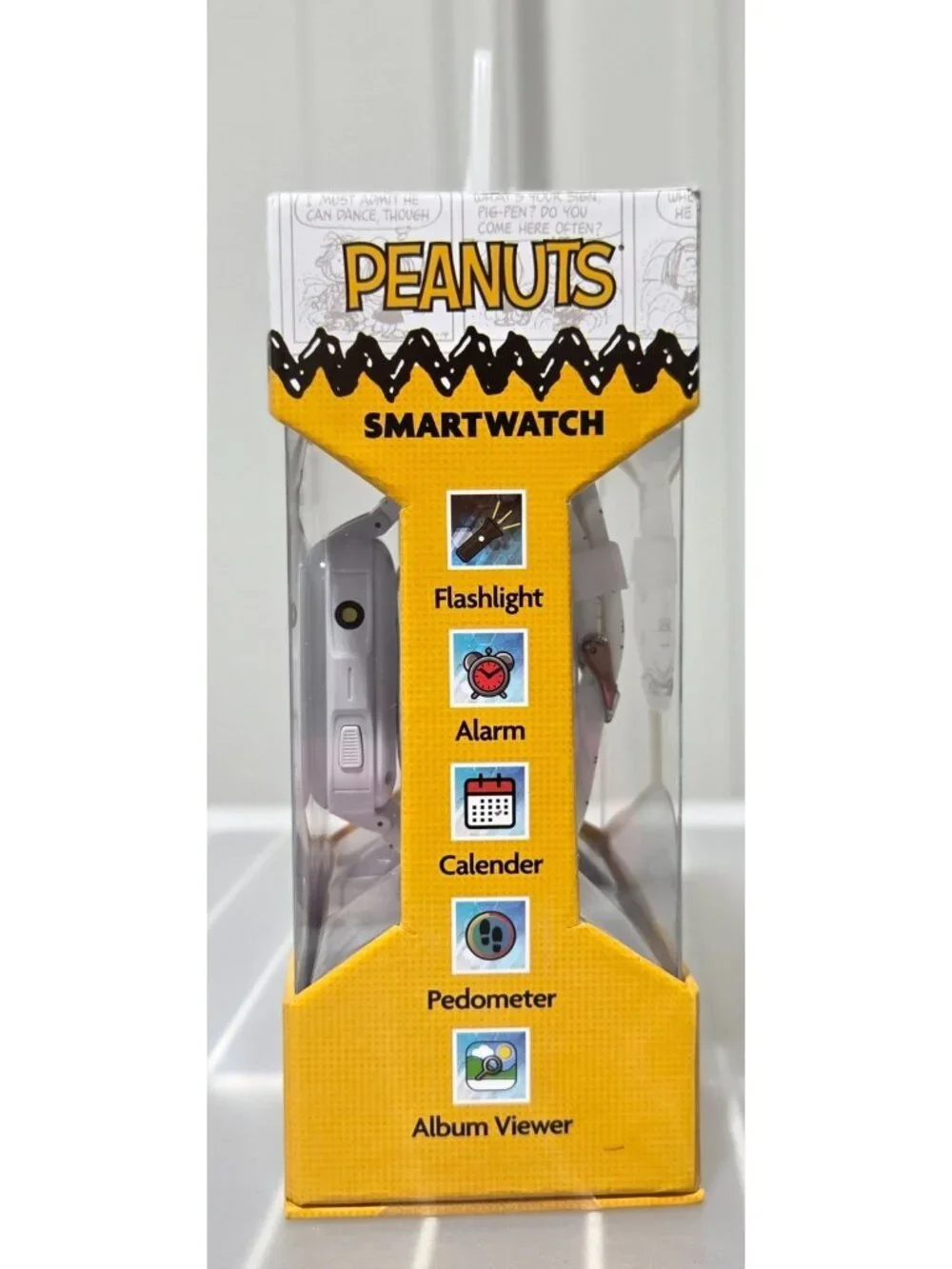 Peanuts Touchscreen Kids' Smart Watch w/ Silicone Strap Multifunction & 6 Games